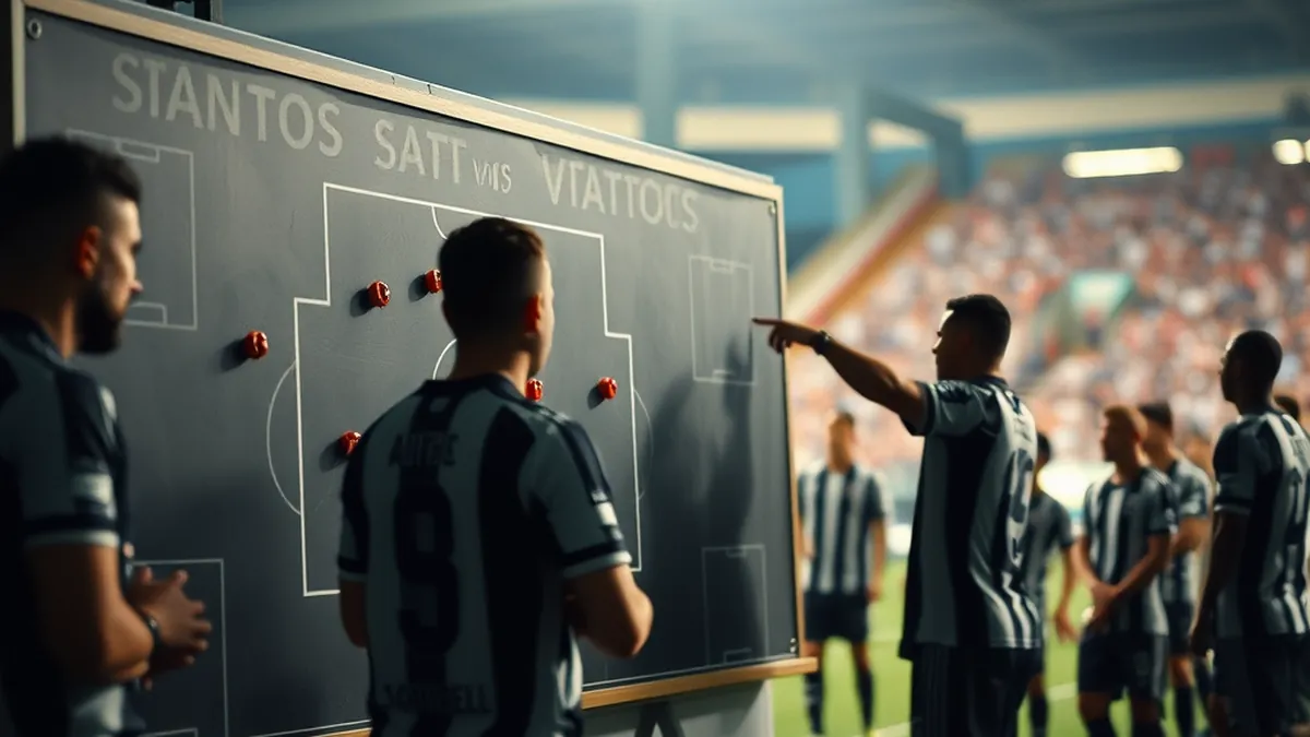 Santos vs Vitória: Táticas e Jogadores-Chave para o Confronto